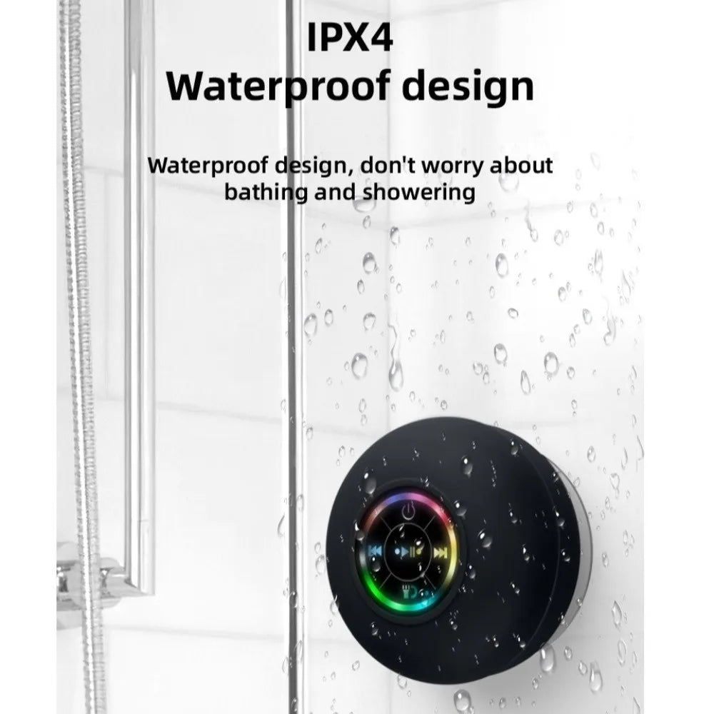 Suction Cup Waterproof Bluetooth Speaker