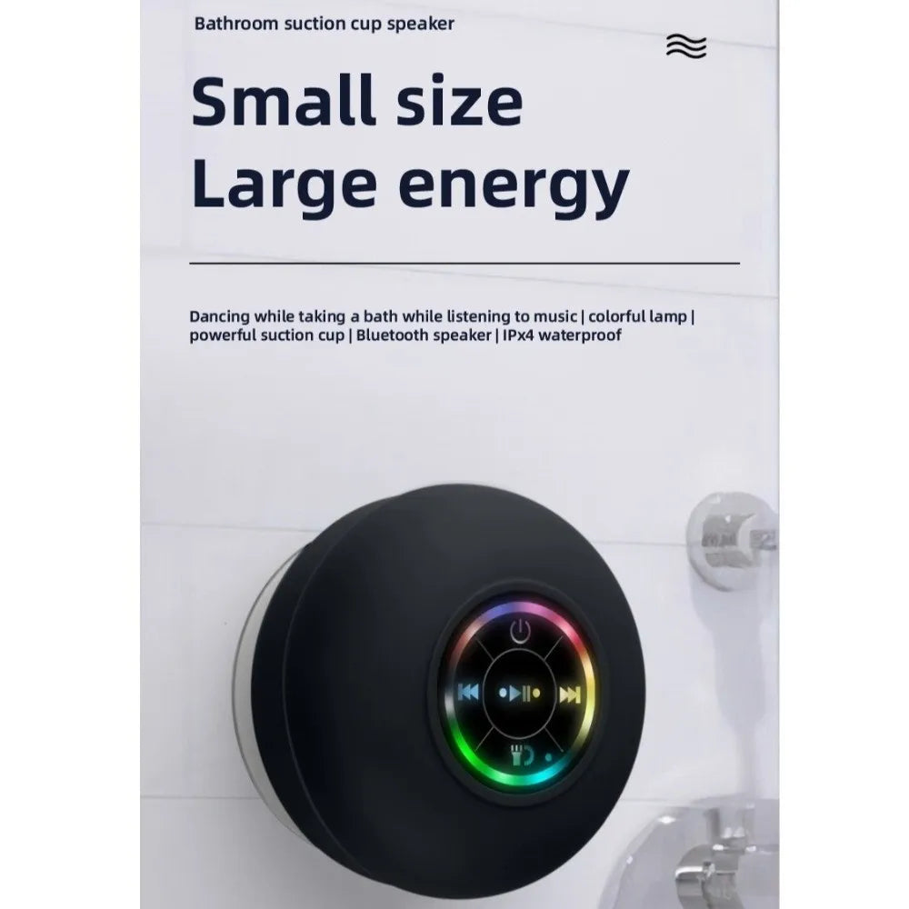 Suction Cup Waterproof Bluetooth Speaker